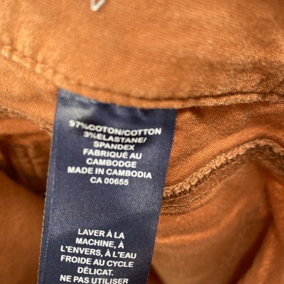 Reitmans Pants Capris Women's Size 9 Brown Zip Pockets Button Zip Closure - Picture 12 of 12